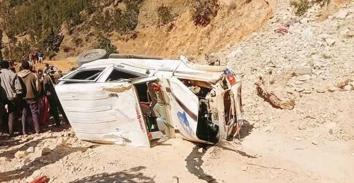 छेडागाडमा बोलेरो जीप दुर्घटना, दुई जनाको घटनास्थलमै मृत्यु