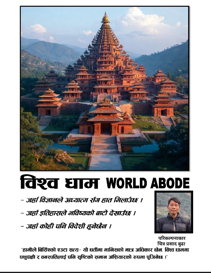 चुचिकोटमा ‘विश्व धाम’ को परिकल्पना: जहाँ मानवताले आफ्नो आदि-रुप भेट्नेछ